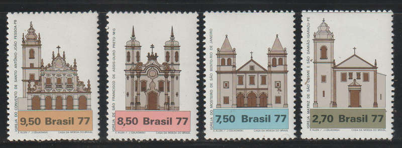 Brazil UMM Set Regional Architecture, Churches 1977