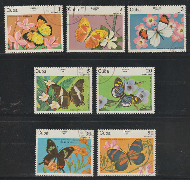 Cuba CTO Butterflies 1984 (Very Fine Used)