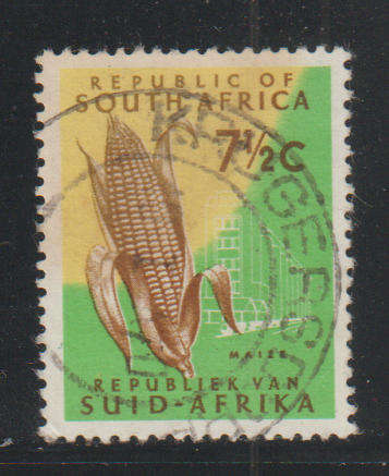South Africa Colour ERROR 7½c Stamp