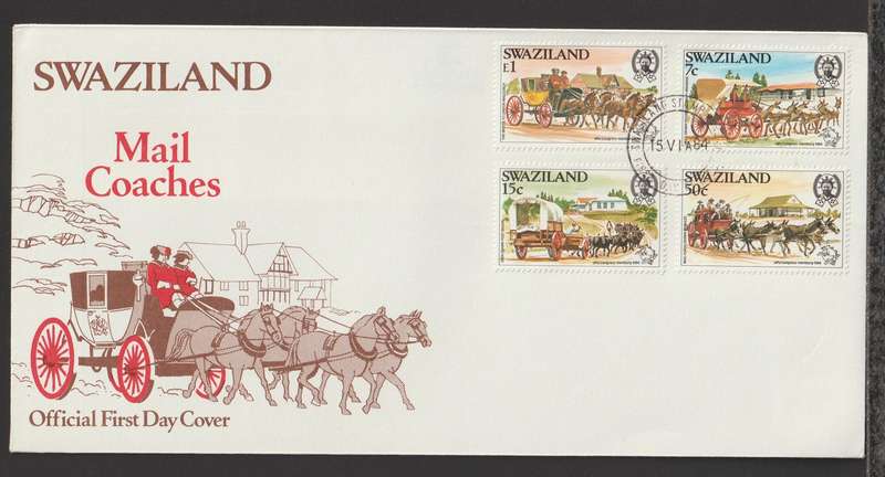 Swaziland FDC Universal Postal Union Congress, Hamburg 1984 CV R90+
