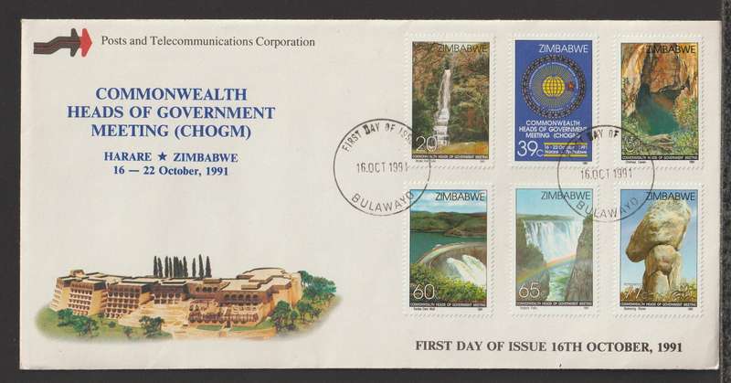 Zimbabwe FDC Commonwealth Heads of Government Meeting, Harare 1991 CV R90+