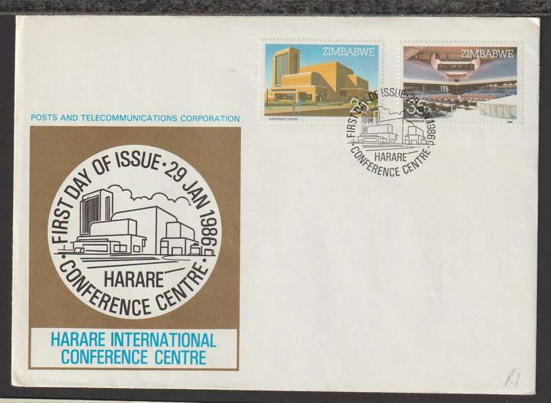 Zimbabwe FDC Harare International Conference Center 1986 CV R50+