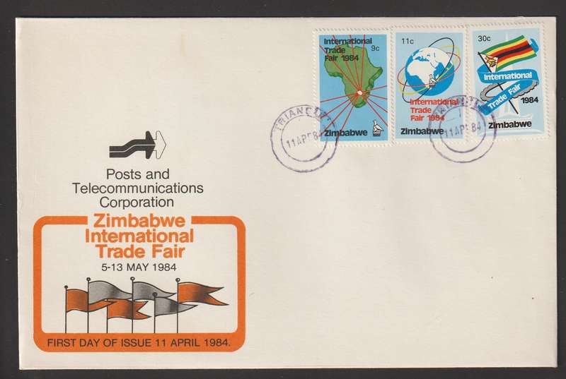Zimbabwe FDC International Trade Fair 1984 CV R35+
