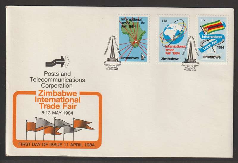 Zimbabwe FDC International Trade Fair 1984 CV R35+