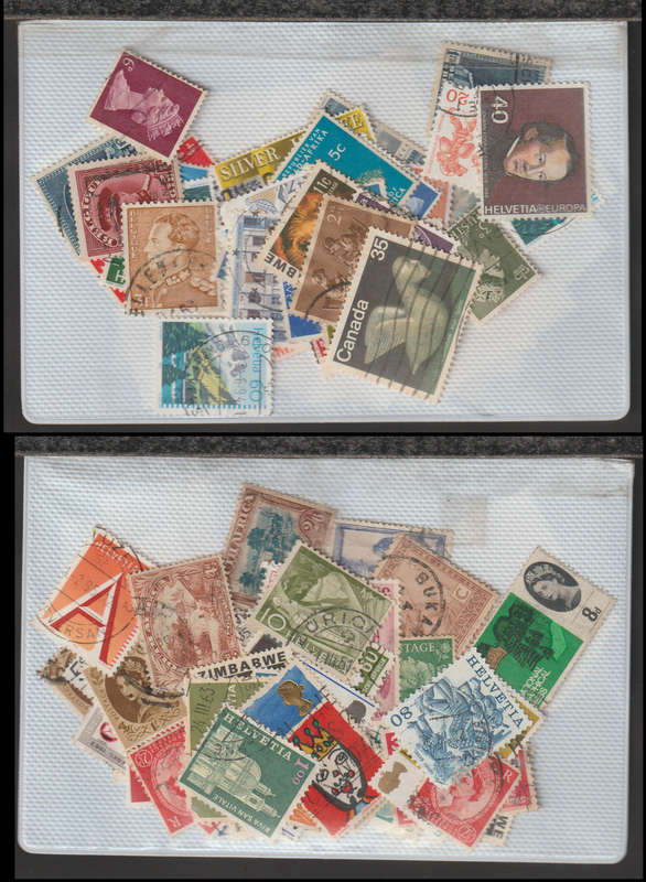 100 World Stamps (Not Checked) 08