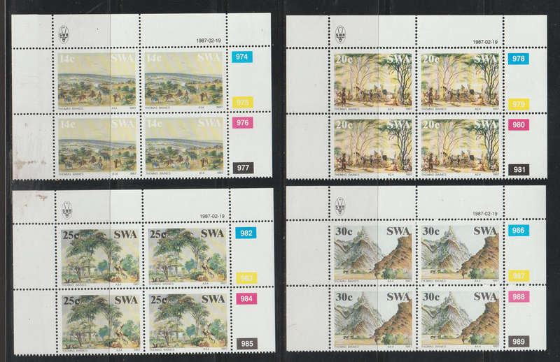 SWA UMM Control Set Historic Southwest Africa 1987 CV R320