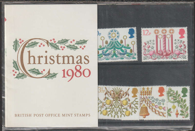 Great Britain UMM Presentation Pack Christmas Stamps 1980