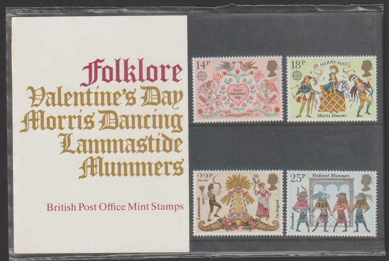 Great Britain UMM Presentation Pack Folklore 1981