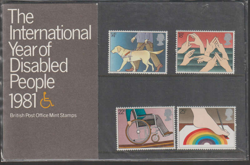 Great Britain UMM Presentation Pack International Year of the Disabled 1981