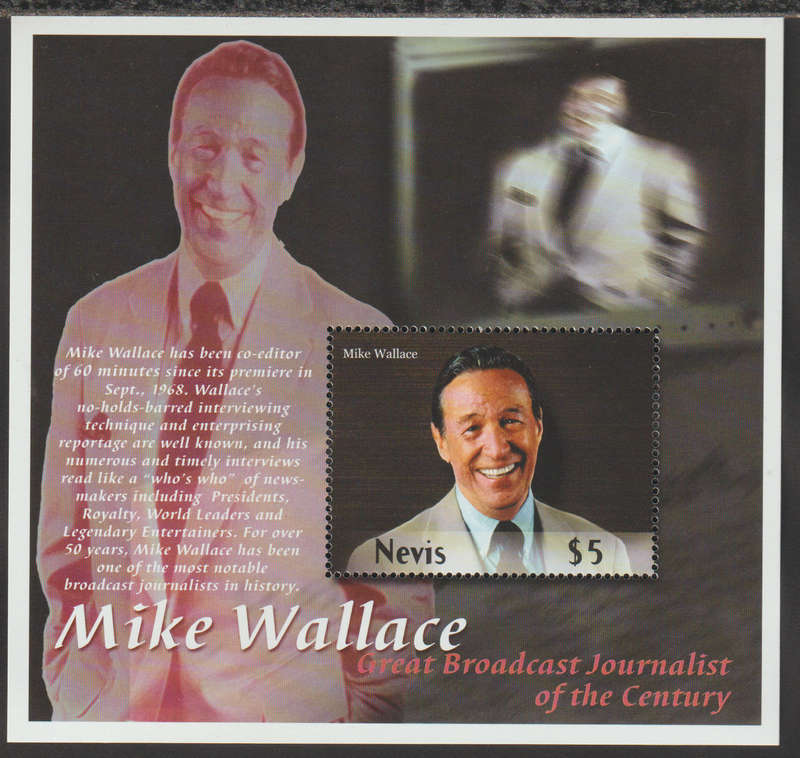 Nevis UMM Minisheet Mike Wallace
