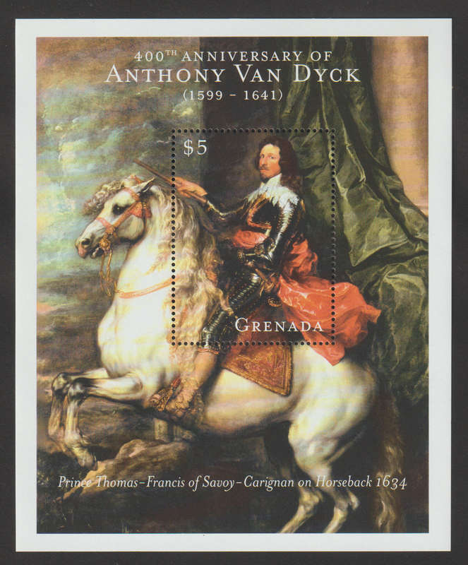 Grenada The 400th Anniversary of the Birth of Sir Anthony Van Dyck (Flemish Painter) 2000