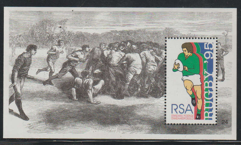 South Africa UMM Minisheet World Cup Rugby Championship, South Africa 1995