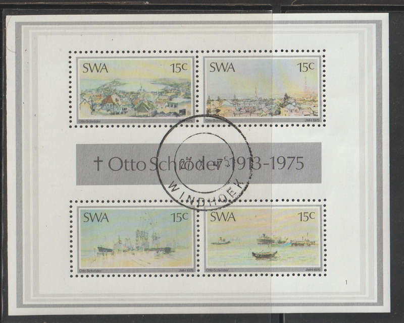 S.W.A. CTO Minisheet Otto Schroder 1975