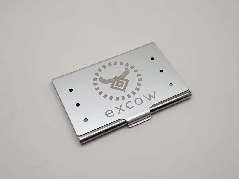 Aluminium Business Card Holder with Engraving