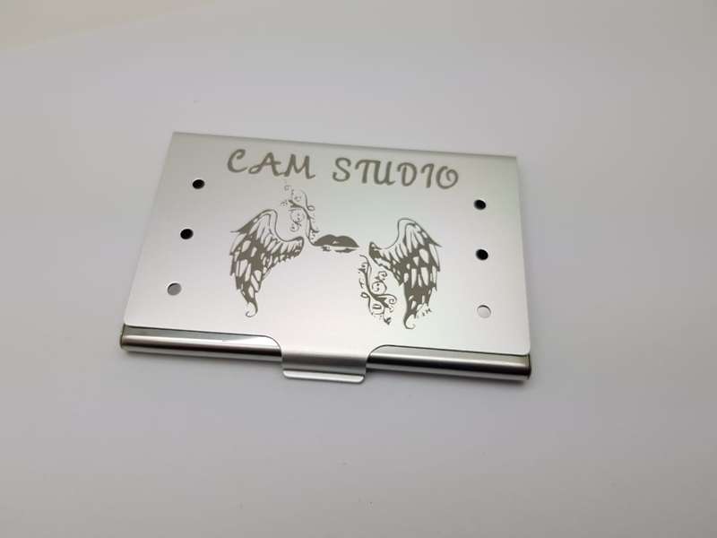 Aluminium Business Card Holder with Engraving