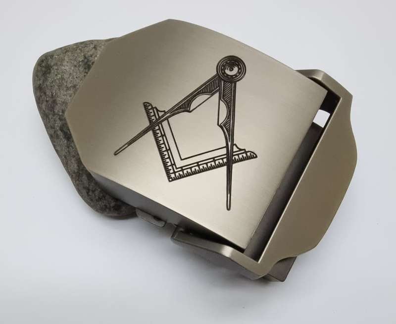 Canvas Belt with Custom Engraved Buckle