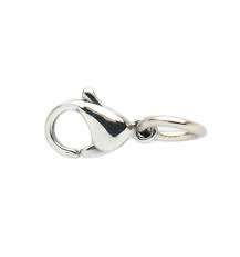 Mini Spring White Stainless Medical ID Tag Bracelet & Chain