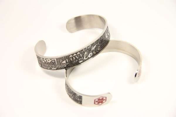 Love Medic Alert Cuff