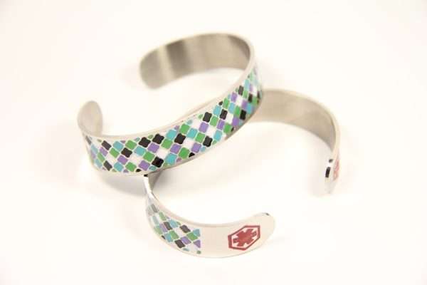 Quatrefoil Medic Alert Cuff