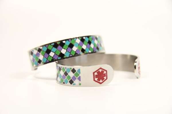 Quatrefoil Medic Alert Cuff