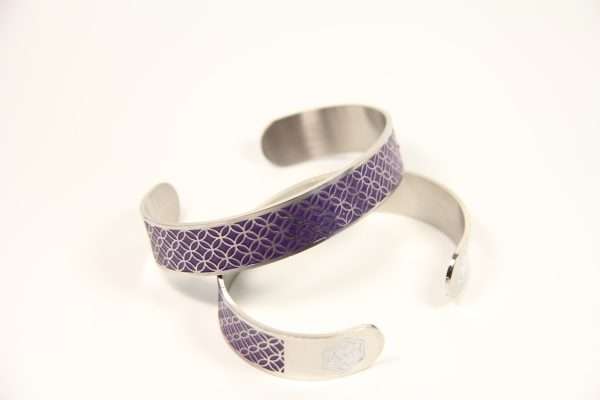 Tracy Medic Alert Cuff Purple