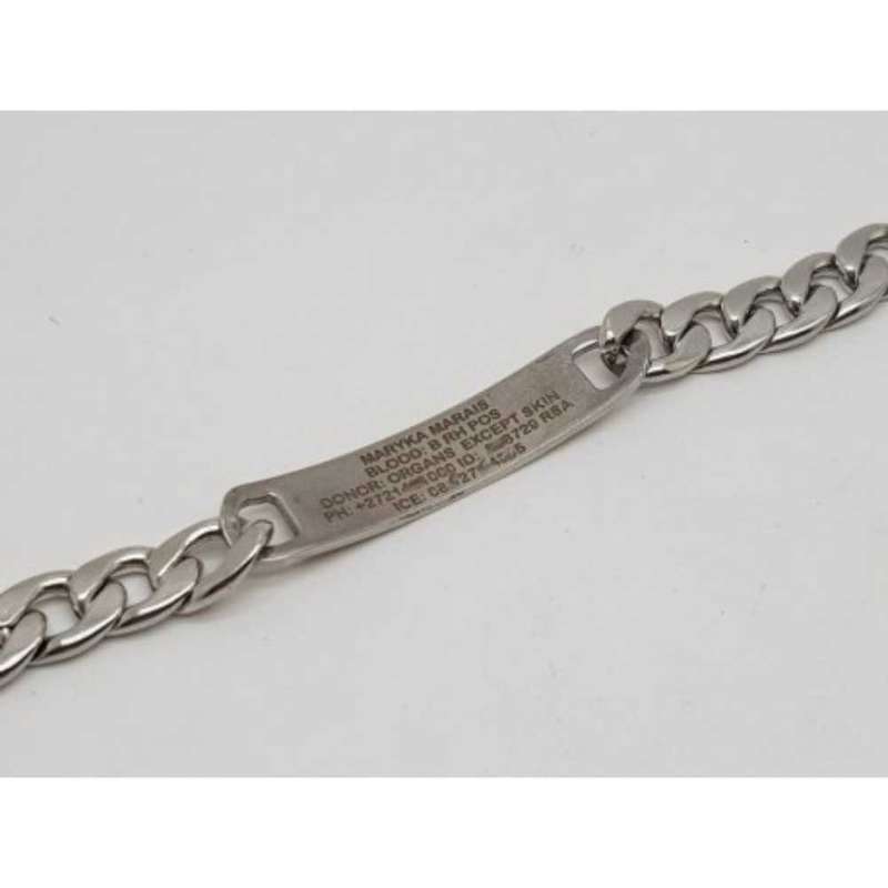Stainless Steel Medical alert Bracelet
