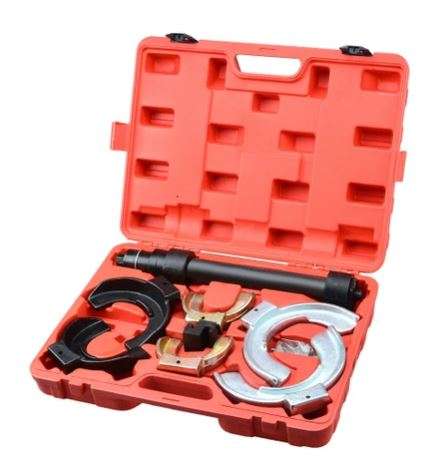 Interchangeable Fork Macpherson Strut Coil Spring Compressor Extractor Tool Set