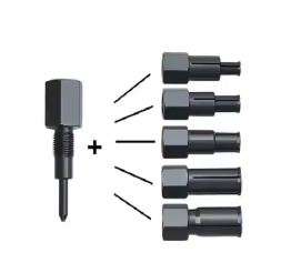 12pcs Motorcycle Blind Inner Bearing Puller Kit Slide Hammer Pilot Insert Internal Bear Removal Tool
