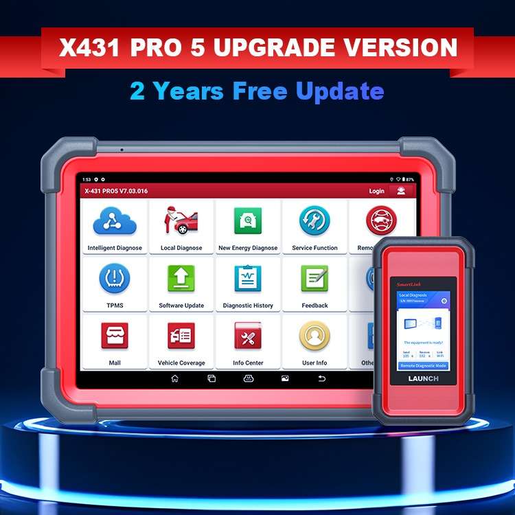 Launch X431 PRO5 with Smartbox 3.0 J2534/DOIP Advanced Diagnostic Scanner