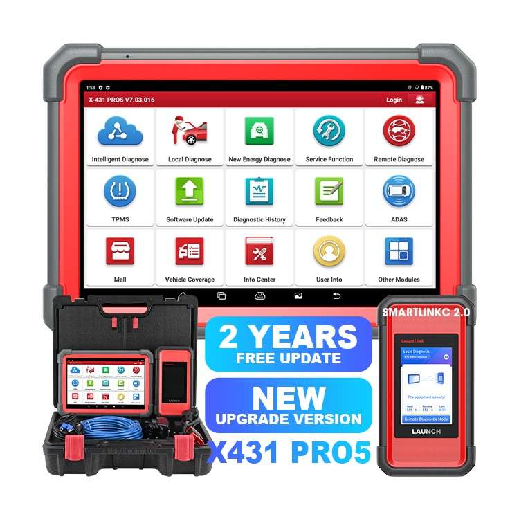 Launch X431 PRO5 with Smartbox 3.0 J2534/DOIP Advanced Diagnostic Scanner