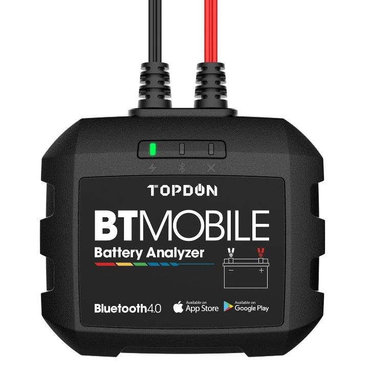 Topdon BT Mobile (Bluetooth 4.0) 6V & 12V Wireless Battery & System Tester