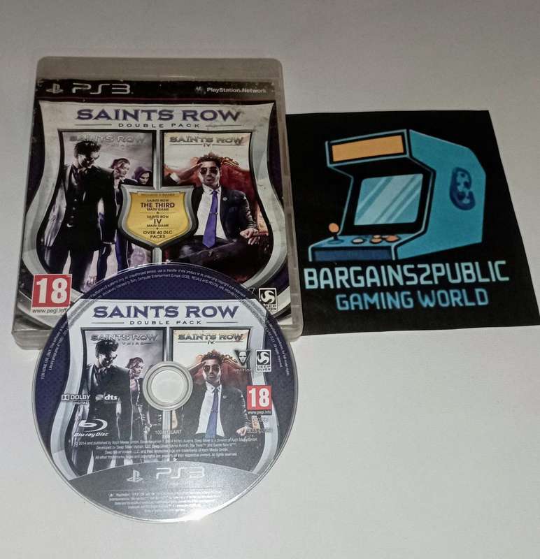 Saints Row: Double Pack (The Third & IV) [PS3]