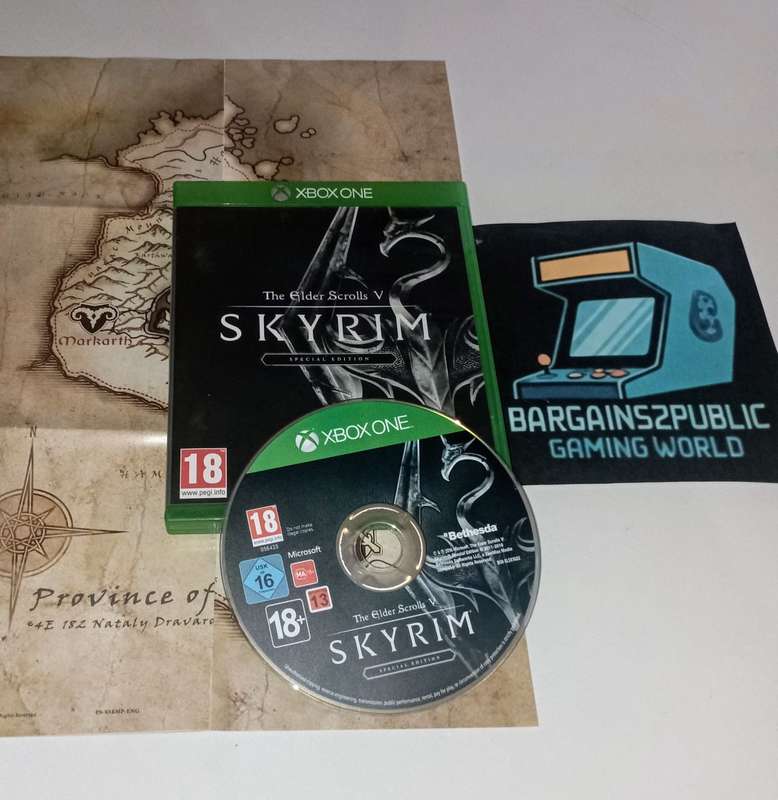 The Elder Scrolls V: Skyrim (Special Edition) [X1]  **CIB** incl. Map