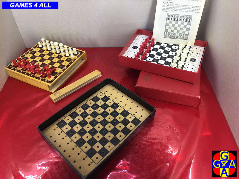 3 vAmazing Mini Chess Sets - ONE BID FOR ALL