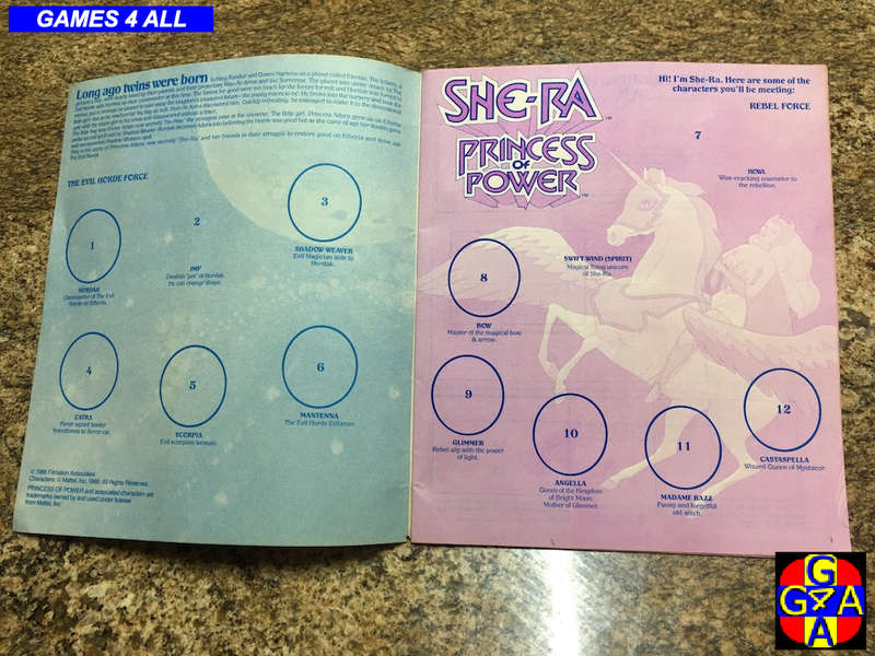 He-Man & She-ra Collectible Sticker Books