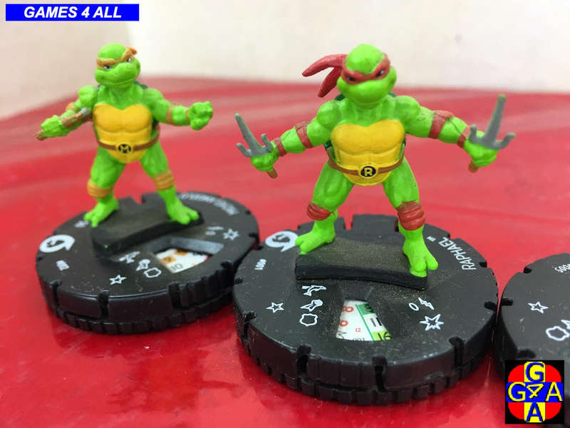 Ninja Turtles Hero Clicks table top game figurines