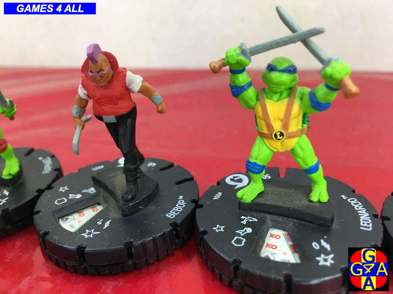 Ninja Turtles Hero Clicks table top game figurines