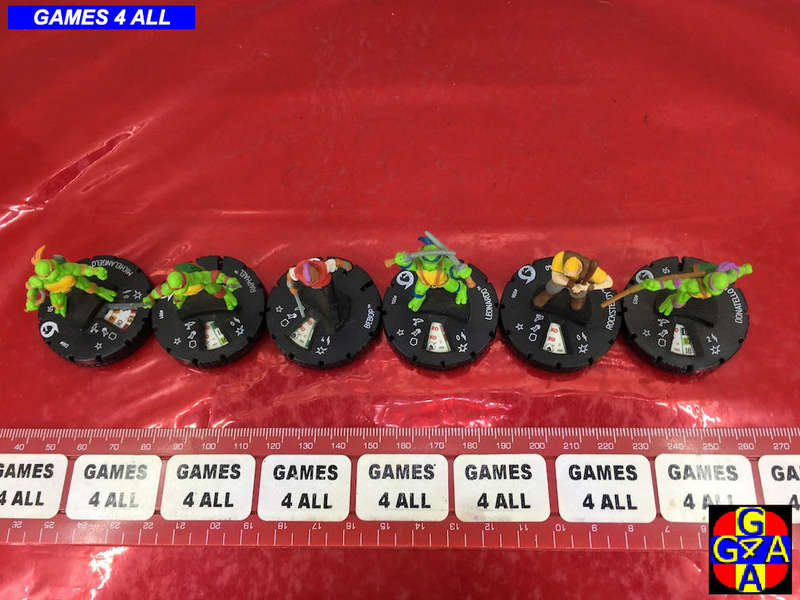 Ninja Turtles Hero Clicks table top game figurines
