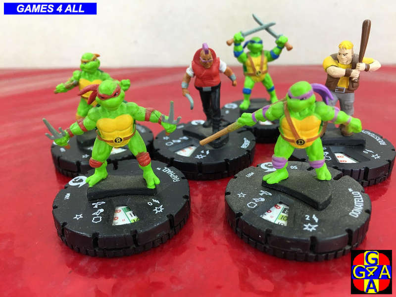 Ninja Turtles Hero Clicks table top game figurines