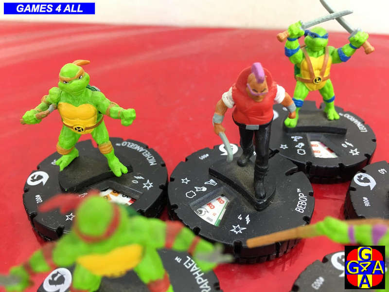 Ninja Turtles Hero Clicks table top game figurines
