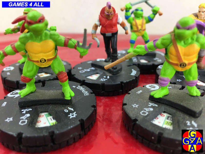 Ninja Turtles Hero Clicks table top game figurines