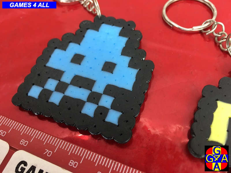3 Space Invaders Key Chains