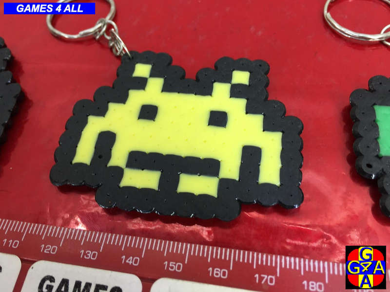 3 Space Invaders Key Chains