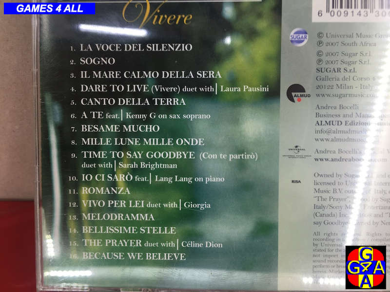 Andrea Bocelli: Virere