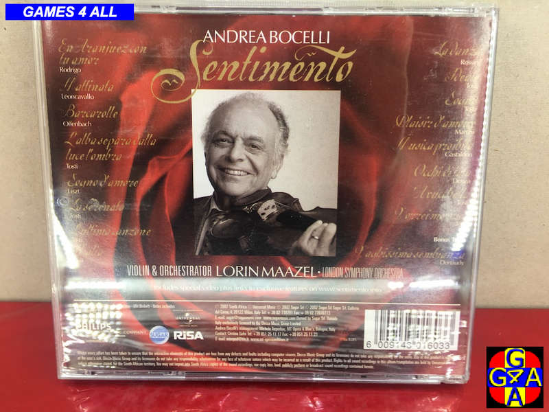 Andrea Bocelli: Sentimento