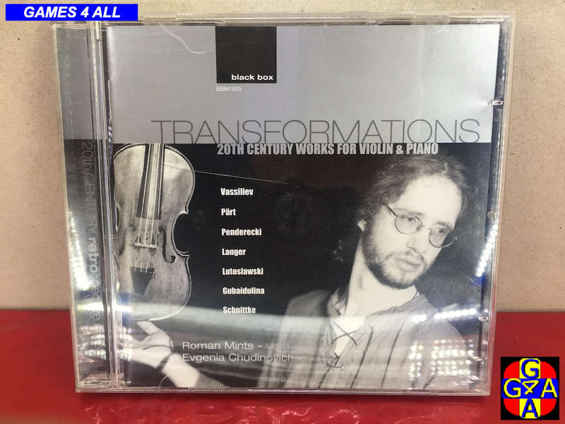 Transformation 20th Century Works For Violin & Piano