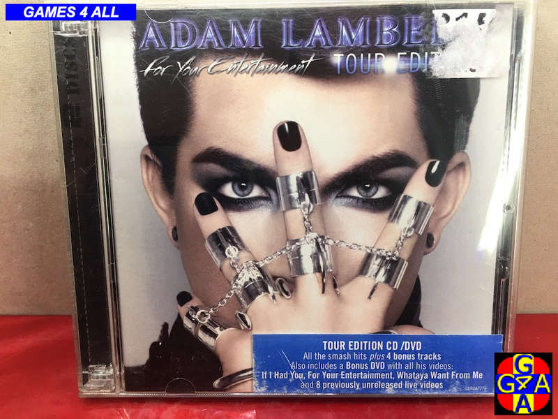 Adam Lambert: For Your Entertainment (Tour Edition) (CD + DVD)