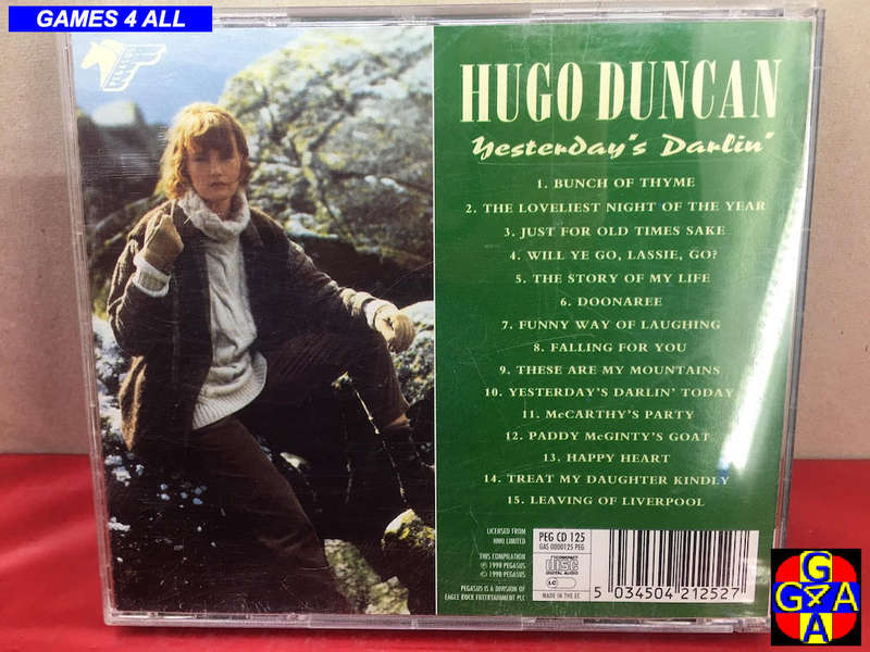 Hugo Duncan: Yesterdays Darlin'