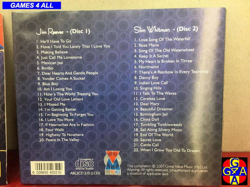 Jim Reeves & Slim Whitman: 42 Country