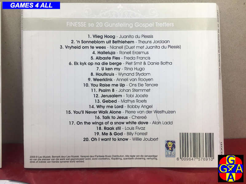 Finesse: 20 Gunsteling Gospel Treffers